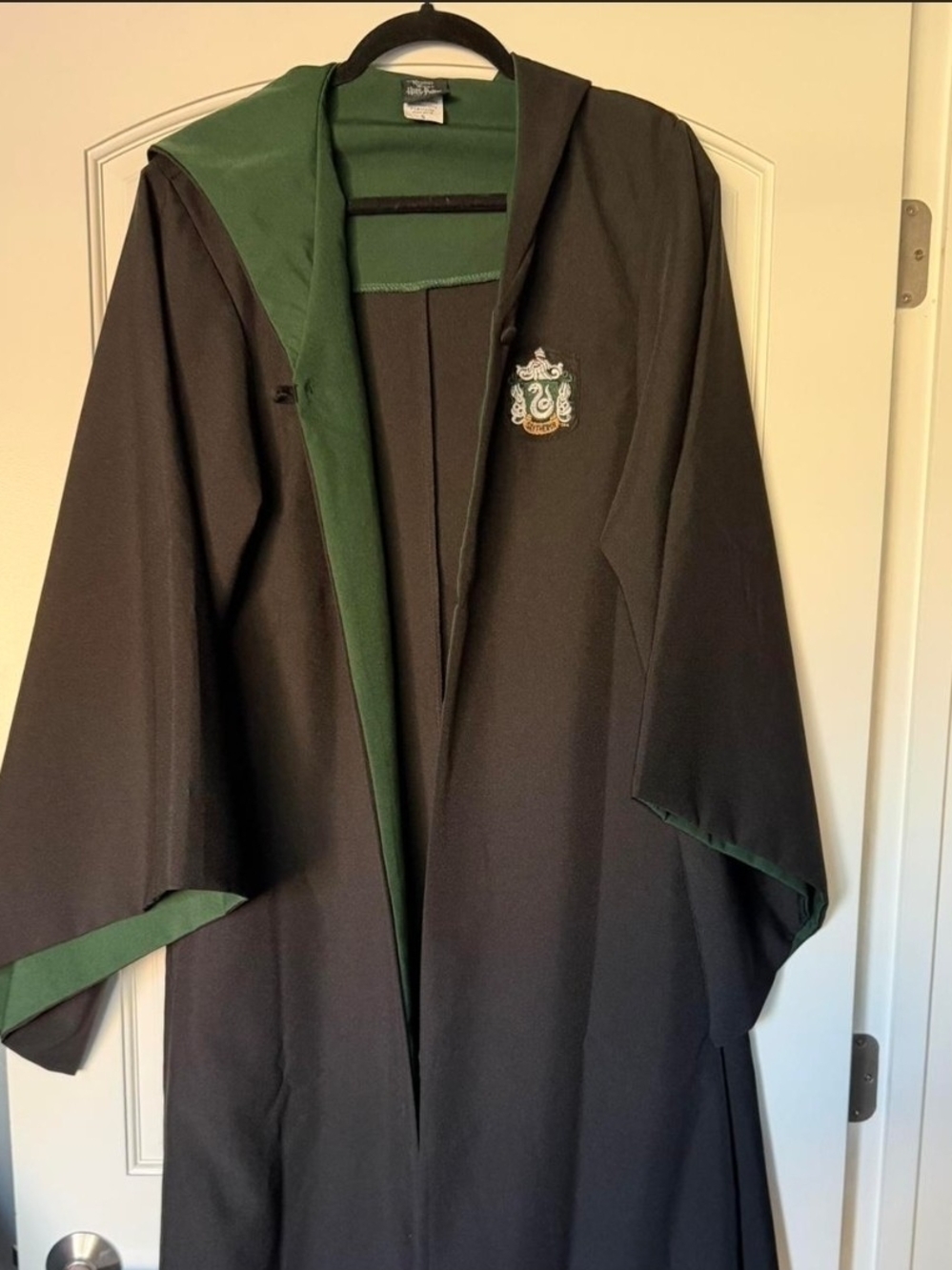 Slytherin Black & Green Wizard Robe Jacket
